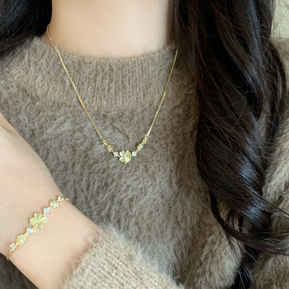 Golden Blossom Necklace