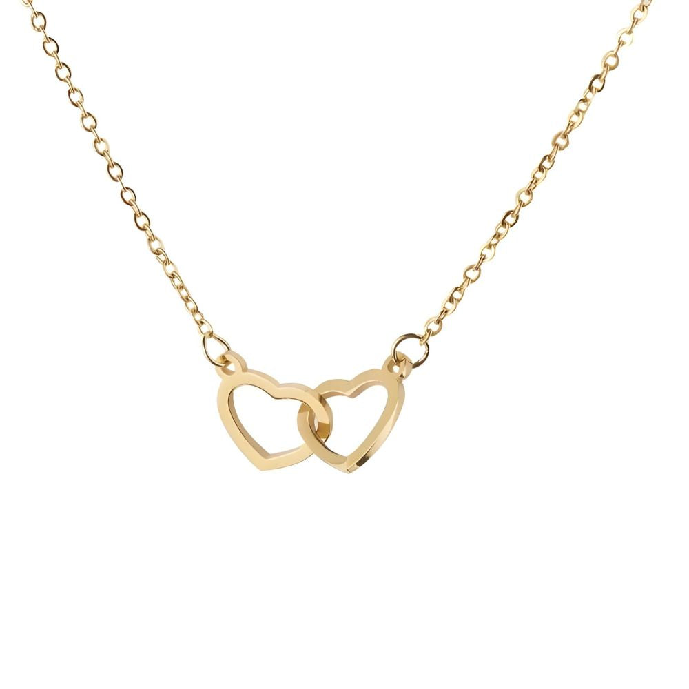 Eingravierte Namen - Herzkette