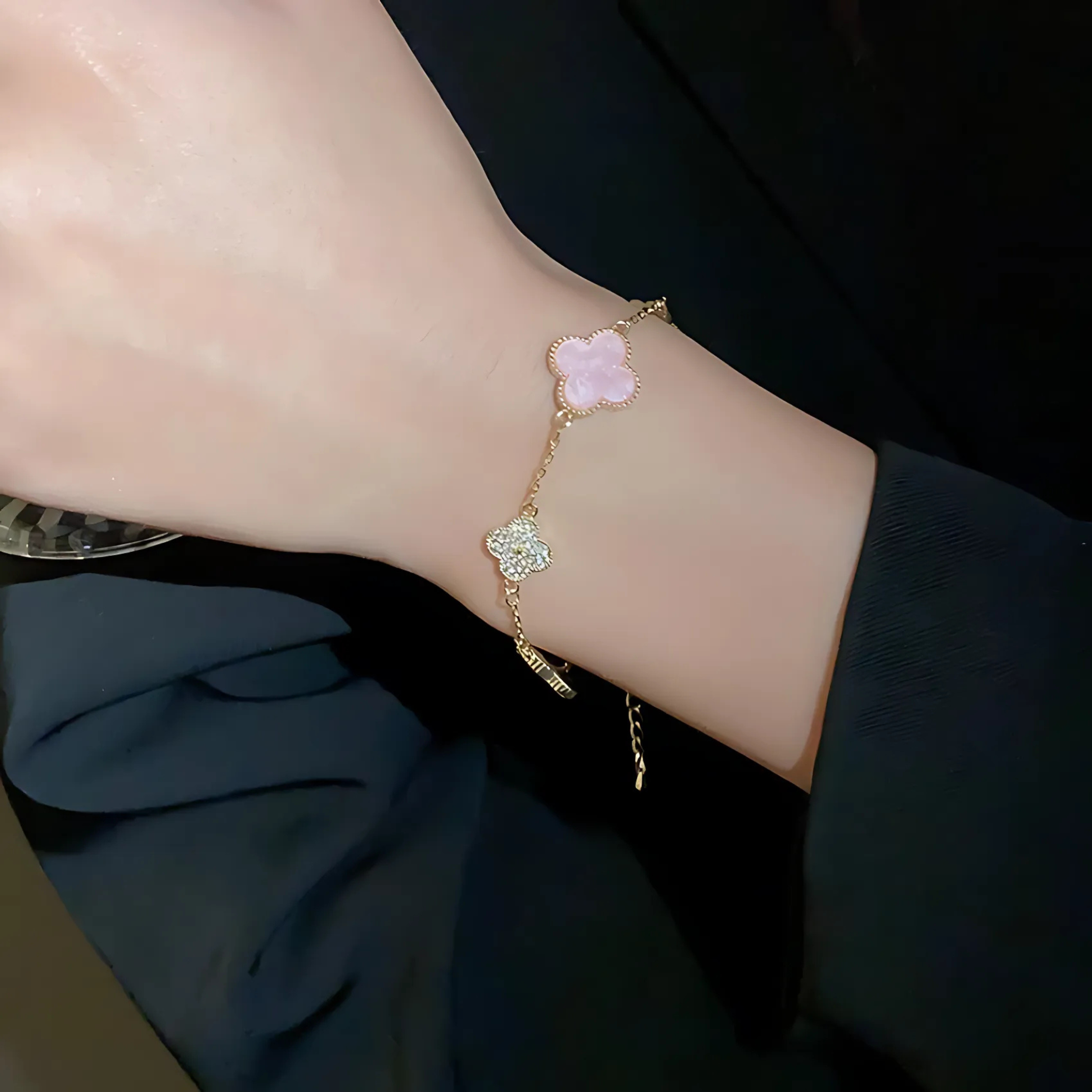 Blüten Armband