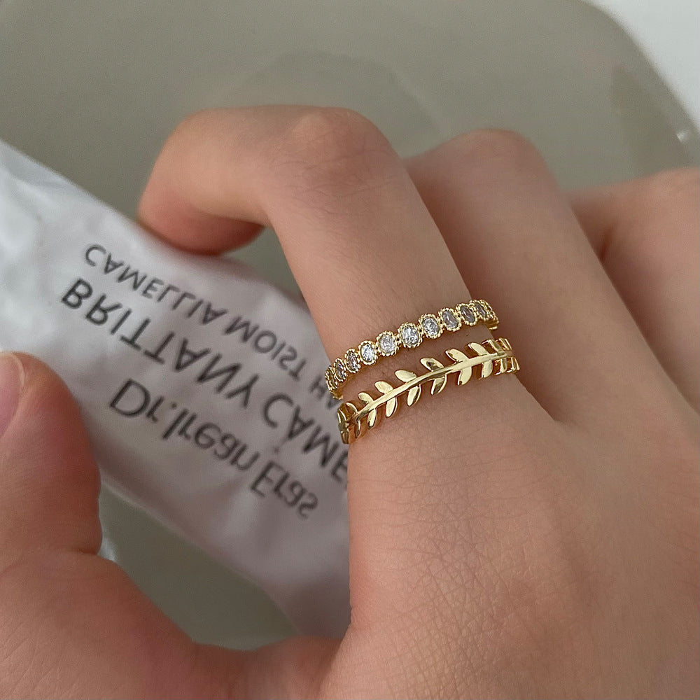 Ring Duo – Leaf & Shine