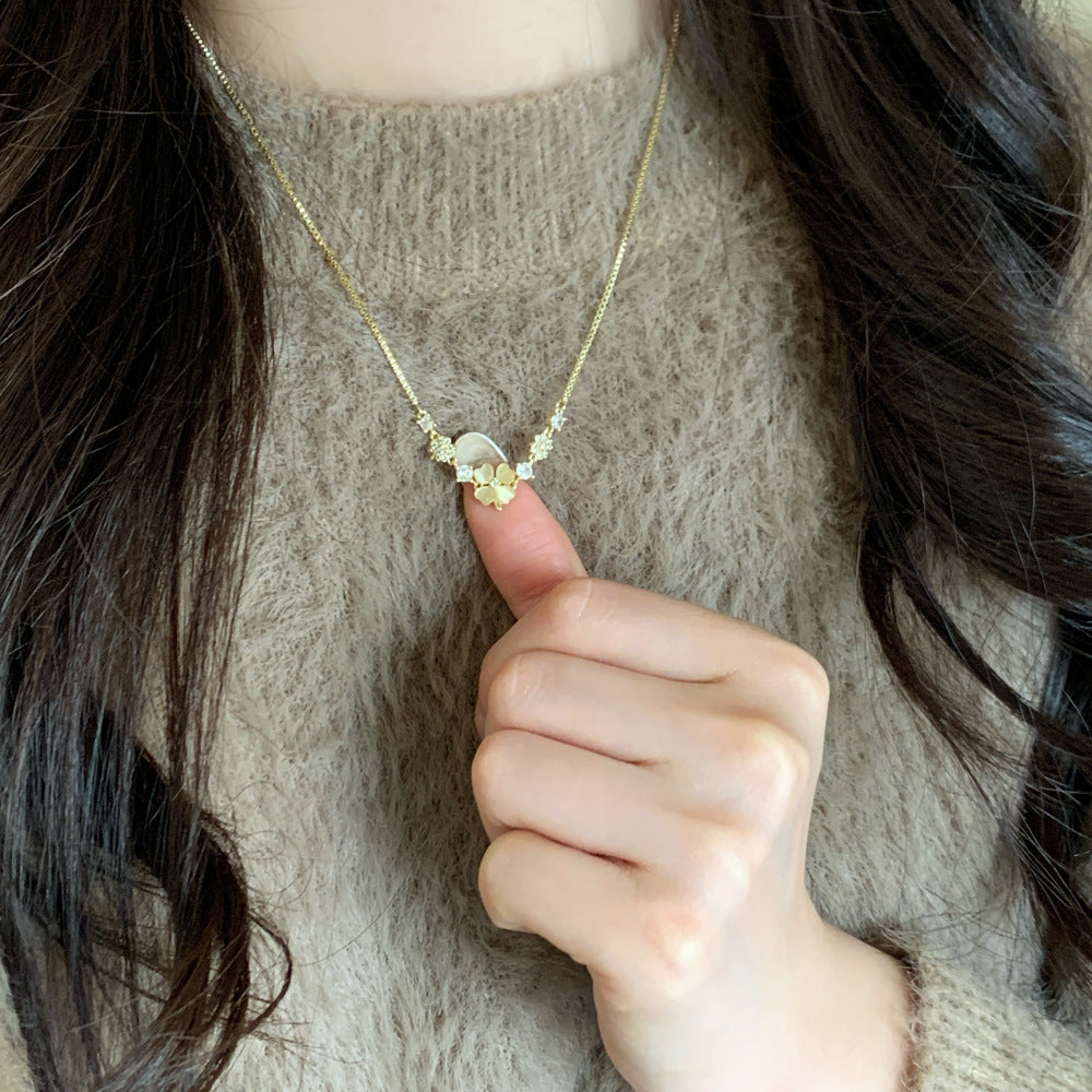 Golden Blossom Necklace
