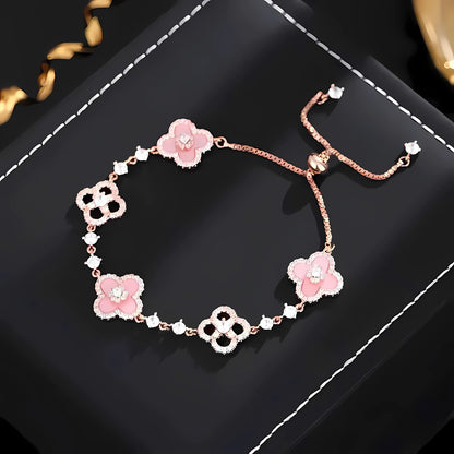 Diamond Clover Bracelet