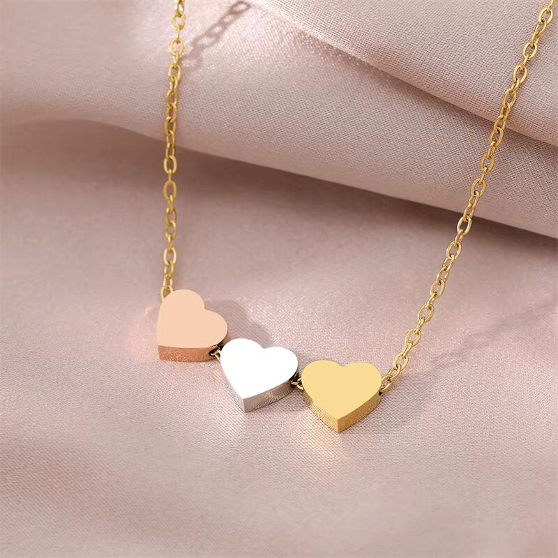 Triple Heart - Necklace