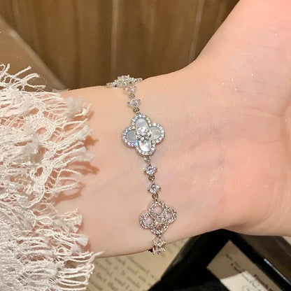 Diamond Clover Bracelet